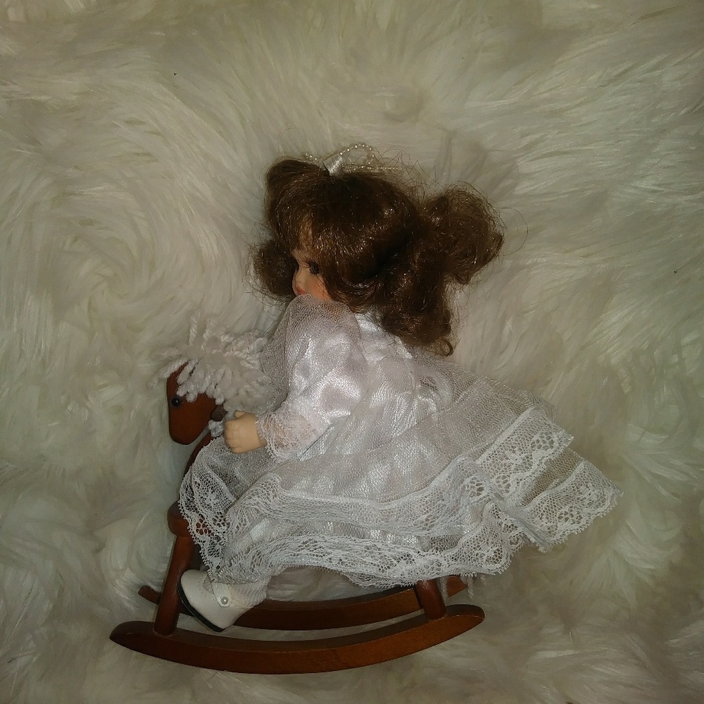 Doll on Rocking horse - Picture 3 of 3